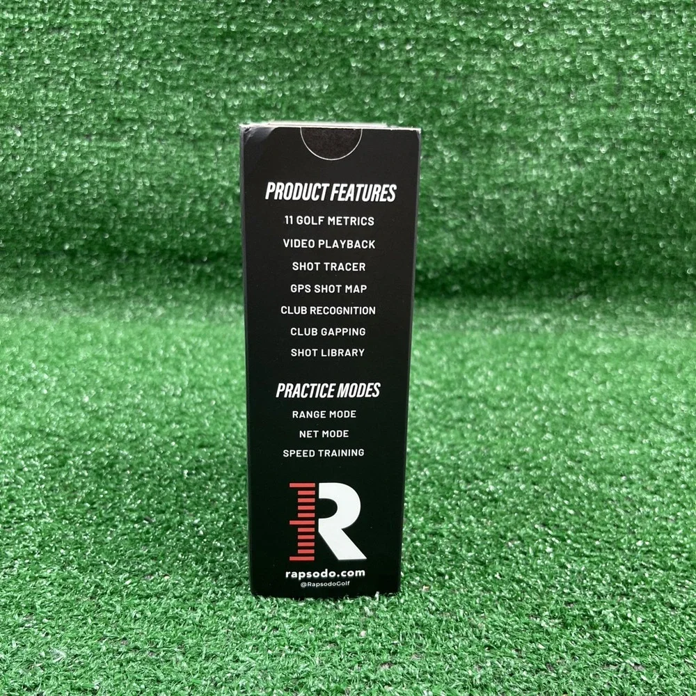 Rapsodo Mobile Golf Launch Monitor With Case Black and Red New